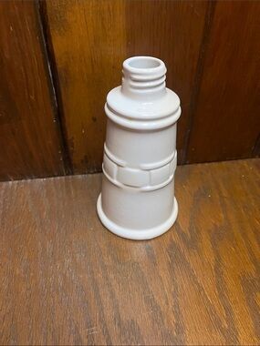 Cream Ceramic Longaberger Soap/Lotion Bottle Without Pump